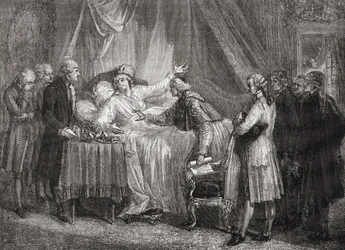 The Death of the Comte de Mirabeau in 1791